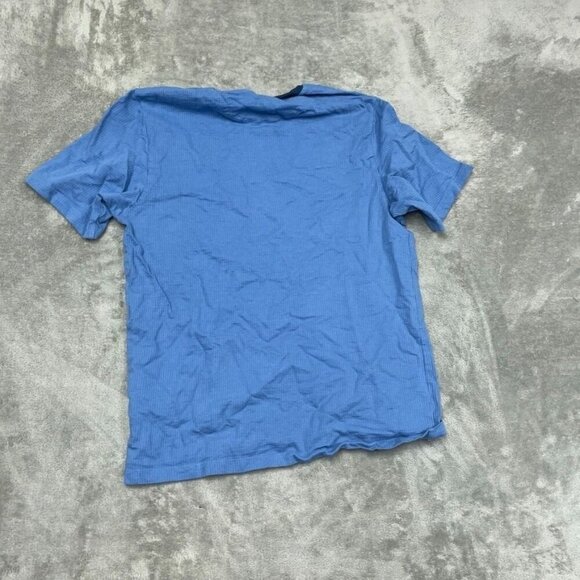 Scotch & Soda Amsterdam Blue Ribbed Cotton Crewneck T-Shirt M 6861 - Picture 6 of 8